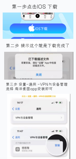 iOS安装说明图